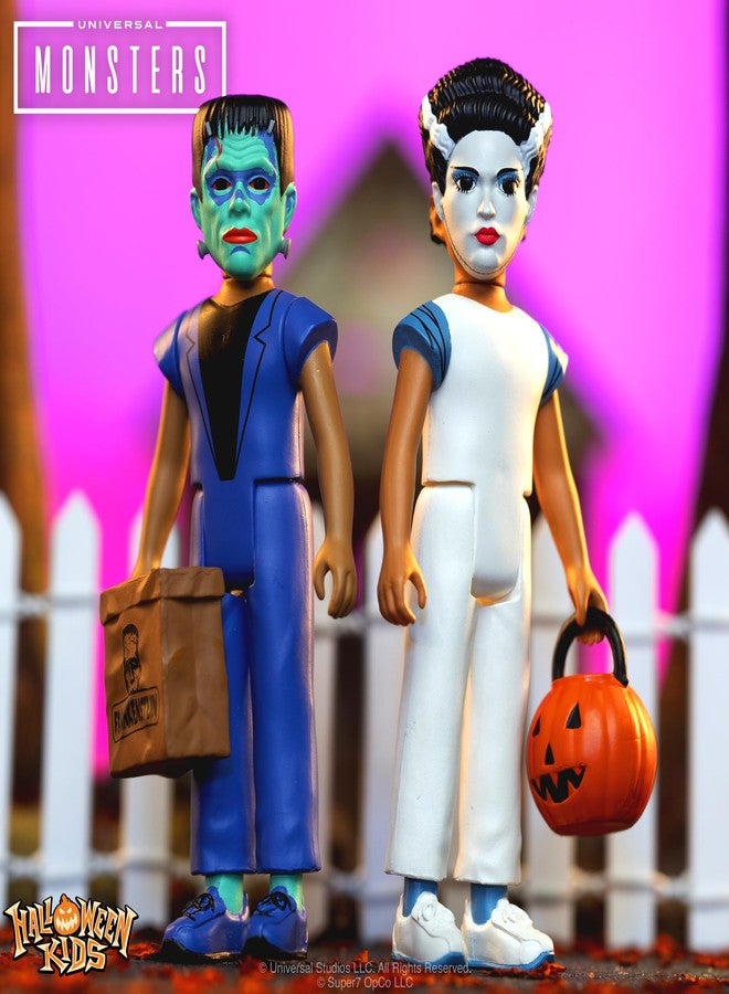 Super7 Halloween Kids Universal Monsters Frankenstein Boy - 3.75" Universal Monsters Movies Action Figure with Accessory Classic Movie Collectibles - Image 5